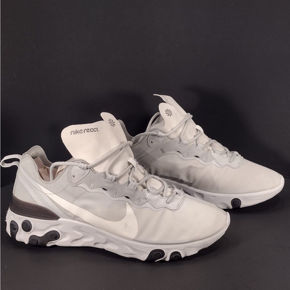 Nike React Men's Gray Sneakers size 13 pre owned Exellent condition - Picture 1 of 5
